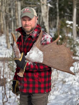 Chris Young of Young’s Guide Service Moose Tours Boat Tours Fishing charters Greenville ME 04441