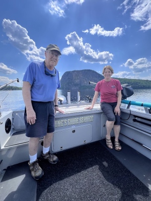 Happy Couple on Boat